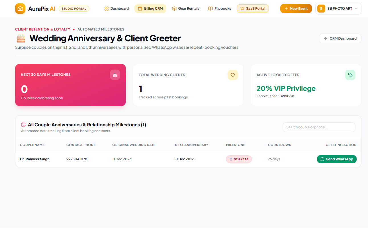 Anniversary Greeter
